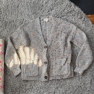 Knox Rose Multicolor Speckled Cardigan
